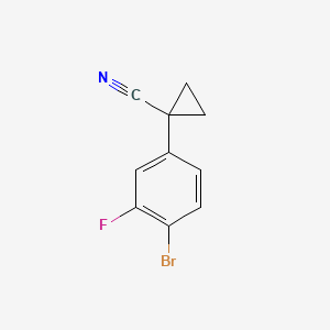 1-(4-Bromo-3-fluorophenyl)cyclopropanecarbonitrile