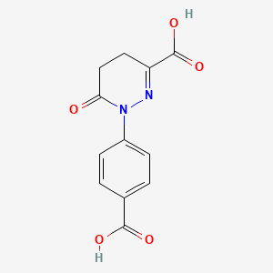 1-(4-Carboxyphenyl)-6-oxo-1,4,5,6-tetra-hydropyridazine-3-carboxylic acid