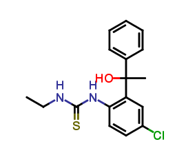 1-[4-Chloro-2-(1'-hydroxy-1'-methylbenzyl)phenyl]-3-ethyl-2-thio-urea