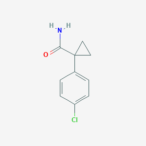 1-(4-Chlorophenyl)cyclopropane-1-carboxamide