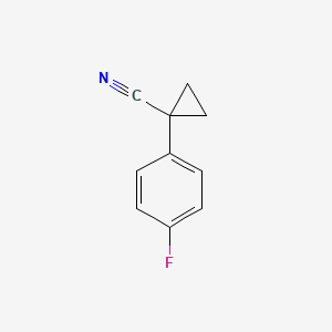 1-(4-Fluorophenyl)cyclopropanecarbonitrile