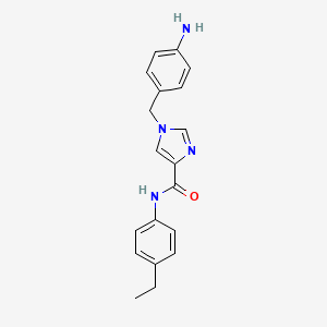 1-(4-aminobenzyl)-N-(4-ethylphenyl)-1H-imidazole-4-carboxamide
