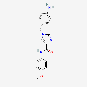 1-(4-aminobenzyl)-N-(4-methoxyphenyl)-1H-imidazole-4-carboxamide