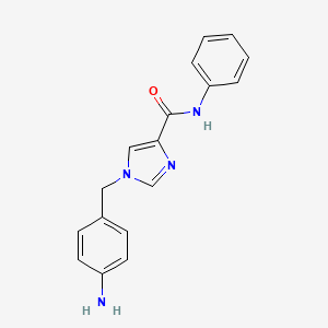 1-(4-aminobenzyl)-N-phenyl-1H-imidazole-4-carboxamide