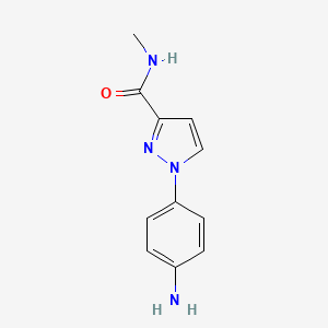 1-(4-aminophenyl)-N-methyl-1H-pyrazole-3-carboxamide
