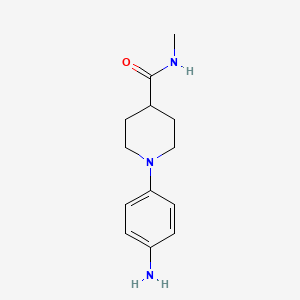 1-(4-aminophenyl)-N-methylpiperidine-4-carboxamide