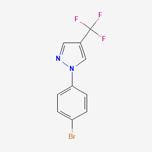 1-(4-bromophenyl)-4-(trifluoromethyl)-1H-pyrazole