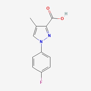 1-(4-fluorophenyl)-4-methyl-1H-pyrazole-3-carboxylic acid