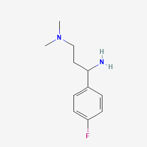1-(4-fluorophenyl)-N~3~,N~3~-dimethylpropane-1,3-diamine