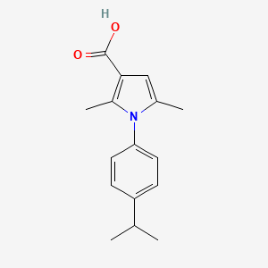 1-(4-isopropylphenyl)-2,5-dimethyl-1H-pyrrole-3-carboxylic acid