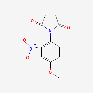 1-(4-methoxy-2-nitrophenyl)-2,5-dihydro-1H-pyrrole-2,5-dione