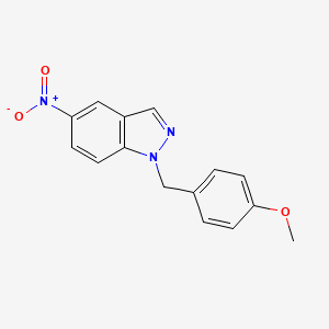 1-(4-methoxybenzyl)-5-nitro-1H-indazole