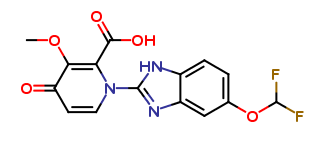 1-[5-(Difluoromethoxy)-1H-benzimidazol-2-yl]-3-methoxy-4-oxo-1,4-dihydropyridine-2-carboxylic acid
