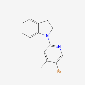 1-(5-Bromo-4-methyl-2-pyridinyl)indoline