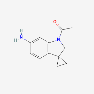 1-(6'-Aminospiro[cyclopropane-1,3'-indolin]-1'-yl)ethanone