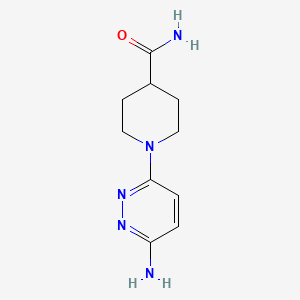 1-(6-Aminopyridazin-3-yl)piperidine-4-carboxamide