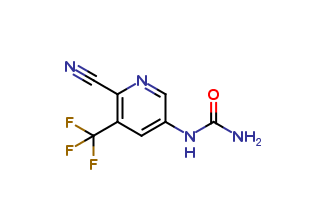 1-(6-Cyano-5-(trifluoromethyl)pyridin-3-yl)urea