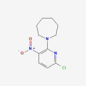 1-(6-chloro-3-nitropyridin-2-yl)azepane