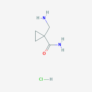 1-(Aminomethyl)cyclopropanecarboxamide hydrochloride