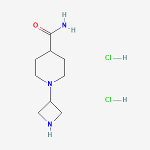 1-(Azetidin-3-yl)piperidine-4-carboxamide dihydrochloride