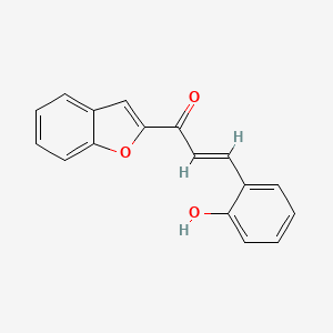 1-(Benzofuran-2-yl)-3-(2-hydroxyphenyl)prop-2-en-1-one