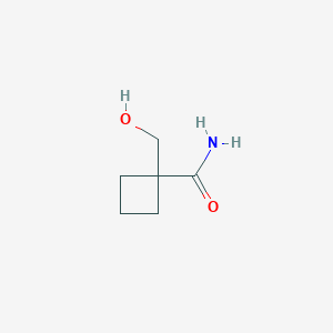 1-(Hydroxymethyl)cyclobutanecarboxamide