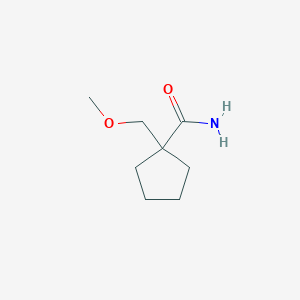 1-(Methoxymethyl)cyclopentanecarboxamide