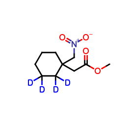 1-(Nitromethyl)cyclohexaneacetic Acid-d4 Methyl Ester