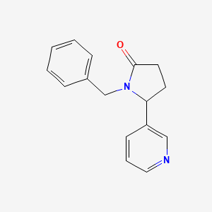 1-(Phenylmethyl)-5-(3-pyridinyl)-2-pyrrolidinone