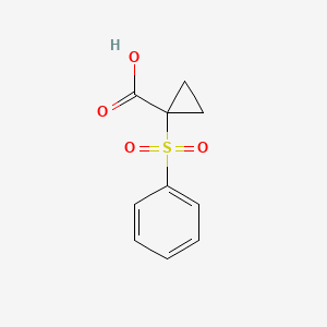 1-(Phenylsulfonyl)cyclopropanecarboxylic acid