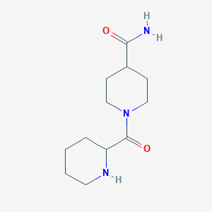 1-(Piperidine-2-carbonyl)piperidine-4-carboxamide