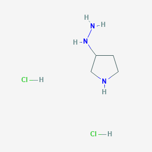 1-(Pyrrolidin-3-yl)hydrazine dihydrochloride