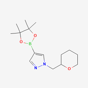 1-(Tetrahydropyran-2-ylmethyl)-4-(4,4,5,5-tetramethyl-[1,3,2]dioxaborolan-2-yl)-1h-pyrazole