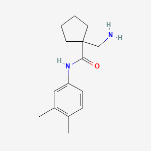 1-(aminomethyl)-N-(3,4-dimethylphenyl)cyclopentane-1-carboxamide