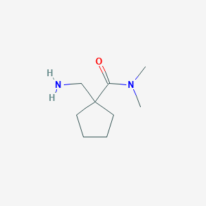 1-(aminomethyl)-N,N-dimethylcyclopentane-1-carboxamide