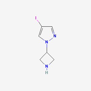 1-(azetidin-3-yl)-4-iodo-1H-pyrazole