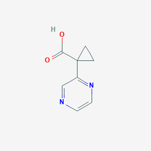 1-(pyrazin-2-yl)cyclopropane-1-carboxylic acid