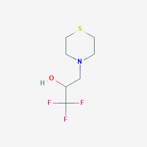 1,1,1-trifluoro-3-(1,4-thiazinan-4-yl)-2-propanol