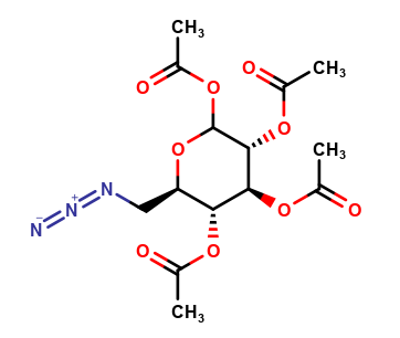 1,2,3,4-tetra-O-acetyl-6-azido-6-deoxy-D-glucopyranose