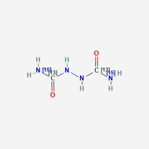 1,2-Hydrazinedicarboxamide 13C2,15N2