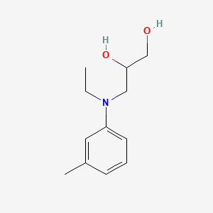 1,2-Propanediol, 3-(ethyl(3-methylphenyl)amino)-