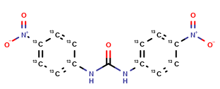 1,3-Bis(4-nitrophenyl-13C6)-urea