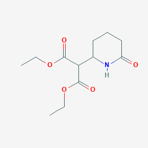 1,3-Diethyl 2-(6-oxopiperidin-2-yl)propanedioate