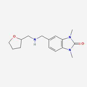 1,3-Dimethyl-5-{[(tetrahydro-furan-2-ylmethyl)-amino]-methyl}-1,3-dihydro-benzoimidazol-2-one