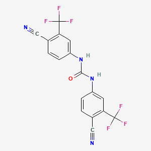 1,3-bis(4-cyano-3-(trifluoromethyl)phenyl)urea