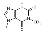 1,7-Dimethylxanthine-d3