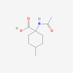 1-Acetamido-4-methylcyclohexane-1-carboxylic acid
