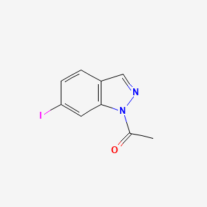 1-Acetyl-6-iodo-1H-indazole