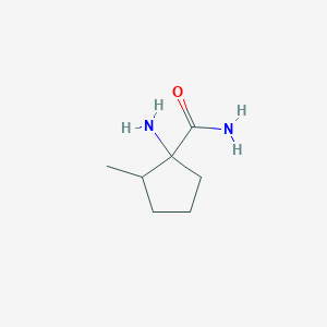 1-Amino-2-methylcyclopentane-1-carboxamide
