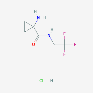 1-Amino-N-(2,2,2-trifluoroethyl)cyclopropanecarboxamide hydrochloride